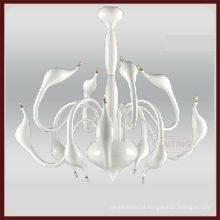 Candelabro de cisne branco para decoração